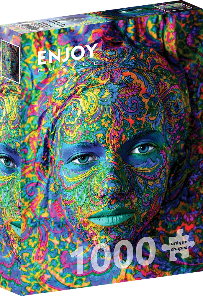 Enjoy- Woman with Color Art Makeup (1000pcs)