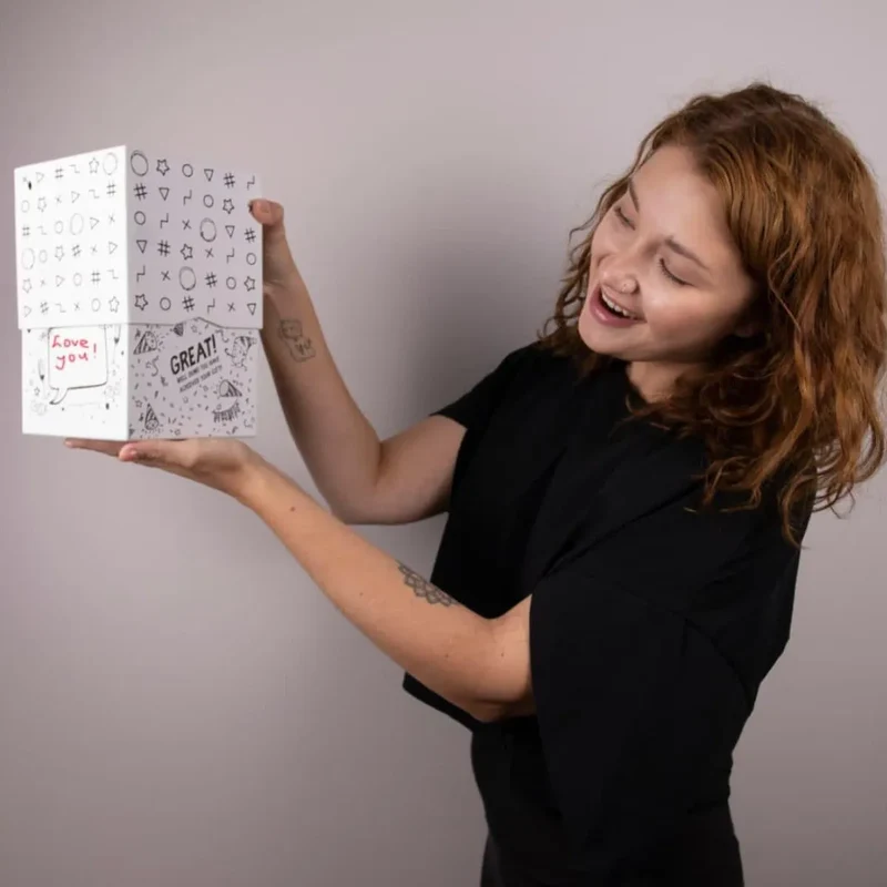 ESC - Secret Box - statt Geschenkpapier