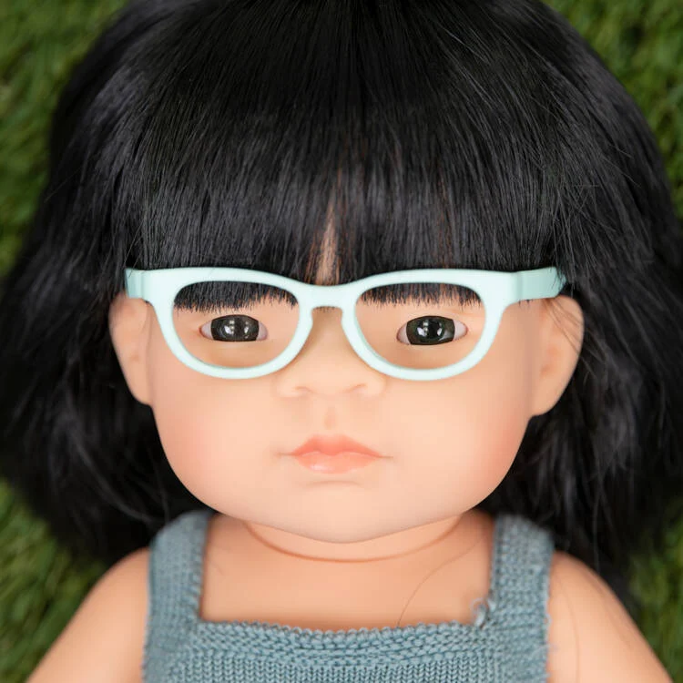 Puppe Mädchen Colourful Edition Doll – Asiatin mit Brille 38 cm