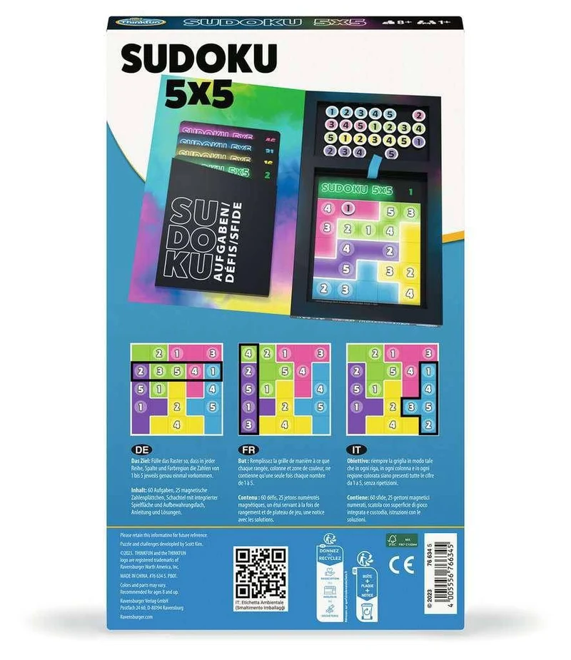Sudoku 5x5, deutsch