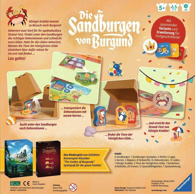 Die Sandburgen von Burgund, deutsch