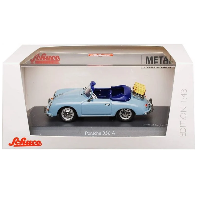 Schuco - Porsche 356 A Cabriolet blau - 1:43