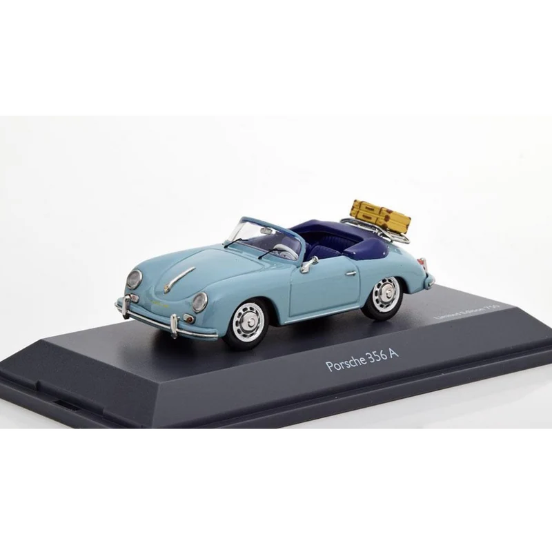 Schuco - Porsche 356 A Cabriolet blau - 1:43