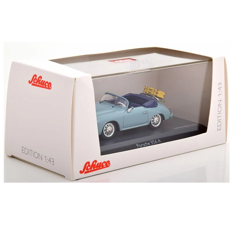Schuco - Porsche 356 A Cabriolet blau - 1:43