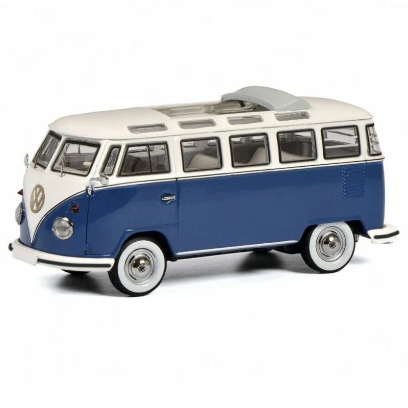 Schuco - Set VW Käfer + T1 Samba dunkelblau - weiss 1:43