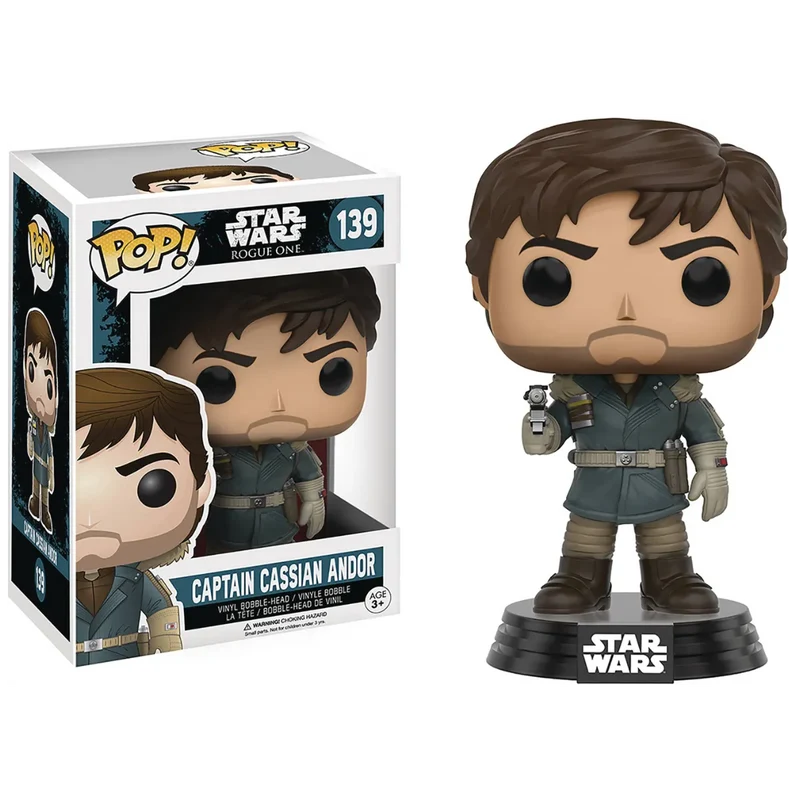 Star Wars - Rogue One POP! Vinyl Wackelkopf - Figur Captain Cassian Andor 9 cm