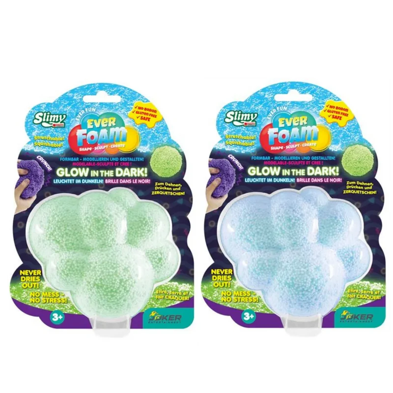 Slimy - Ever Foam Glow in the dark Blister