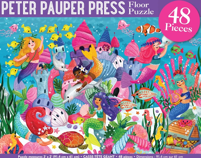 DMG Mermaid Adventure Floor Puzzle (48pcs) (DAMAGED BOX)