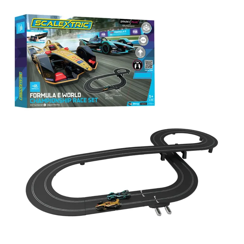 Rennbahn Scalextric Sport Spark Plug Formula E Race Set