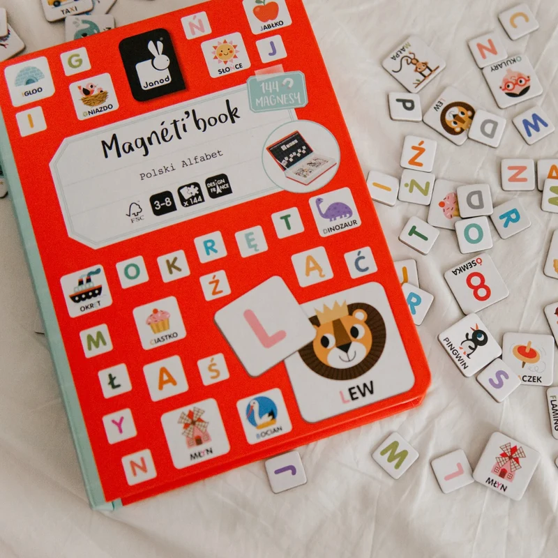 Magnetisches Puzzle Magnetibook – Polnisches Alphabet