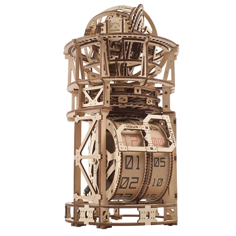 UGEARS 70162 - Tourbillon - Tischuhr Sternengucker - 3D Holzspielzeug