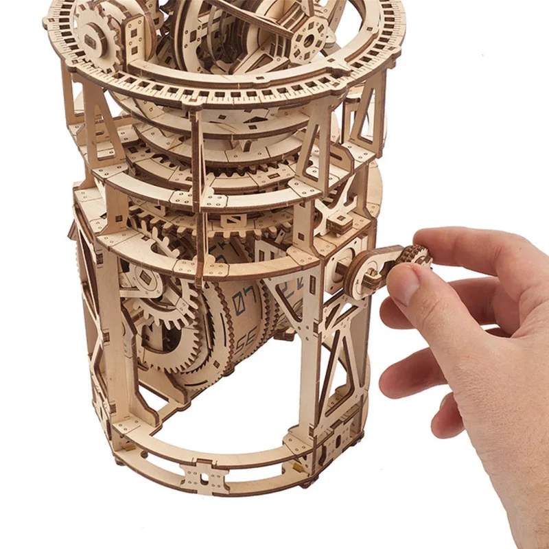 UGEARS 70162 - Tourbillon - Tischuhr Sternengucker - 3D Holzspielzeug