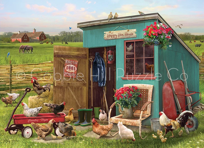 The Happy Hen House, Greg Giordano (1000pcs)