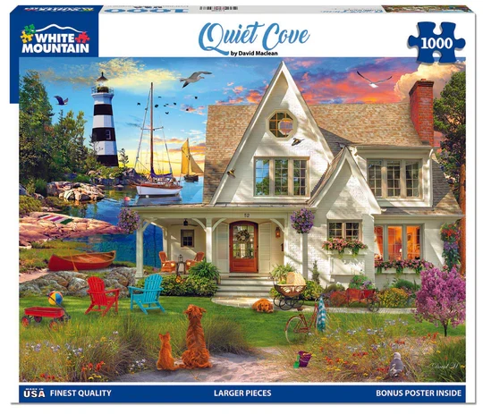 PFG Quiet Cove, David Maclean (1000pcs) (Usage/Used - PUZZLES FOR GOOD)