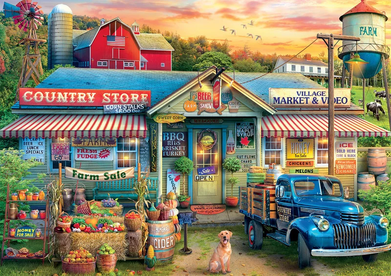 PFG Country Life - Farm Sale (500pcs) (Usage/Used - PUZZLES FOR GOOD)