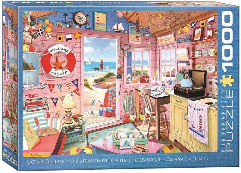 PFG Ocean Cottage, Ray Powers (1000pcs) (Usage/Used - PUZZLES FOR GOOD)