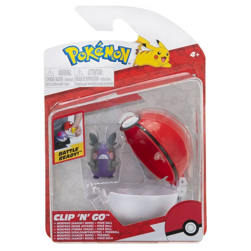 Pokémon - Clip'n'Go Poké Balls Wave 10 - Morpeko + Pokéball
