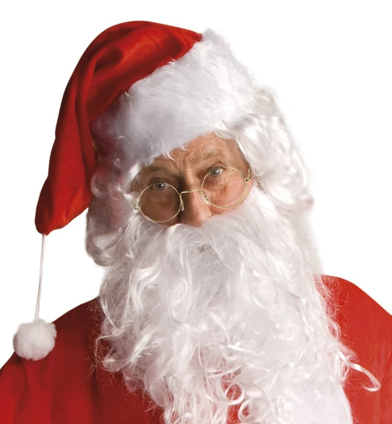 Nikolaus Nikolaus-Brille rund gold