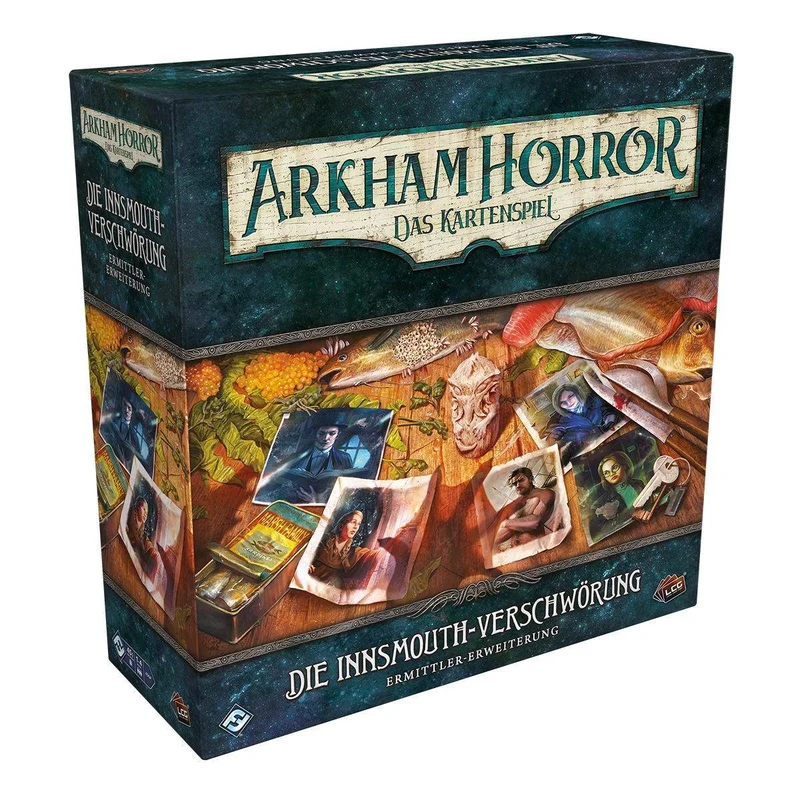 Die Innsmouth-Verschwörung (Ermittler-Erweiterung) - Arkham Horror: Das Kartenspiel, deutsch (Erw.)
