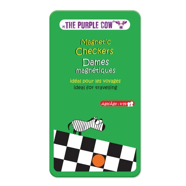 Magnetic Travel Tin - Checkers/Dames