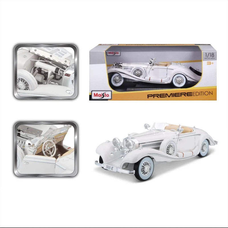 Mercedes Benz 500K Maharadscha 1936, 1:18, grau