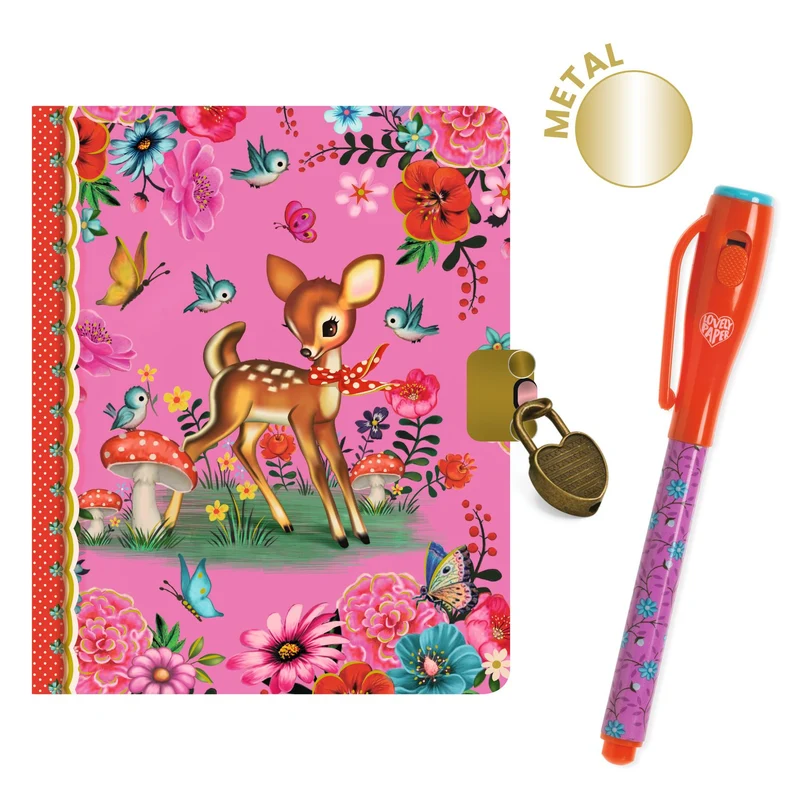 Geheimes Tagebuch mit magischem Stift – Fiona