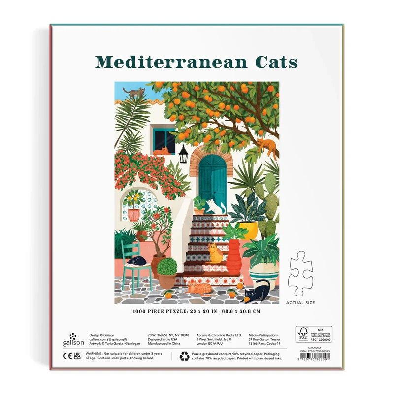 DMG Mediterranean Cats (1000pcs) (DAMAGED BOX)