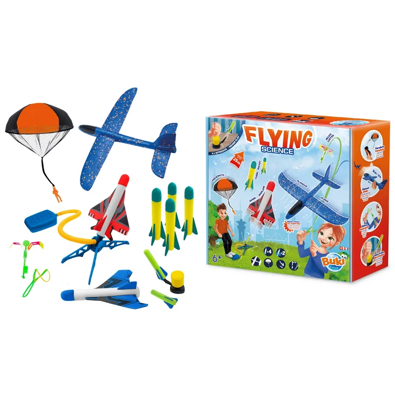 Set mit 6 Spielzeugen – Fliegendes Lernen