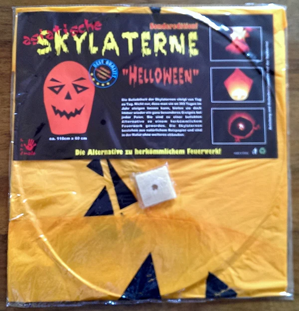 Halloween Himmelslaterne, 110 x 60 cm