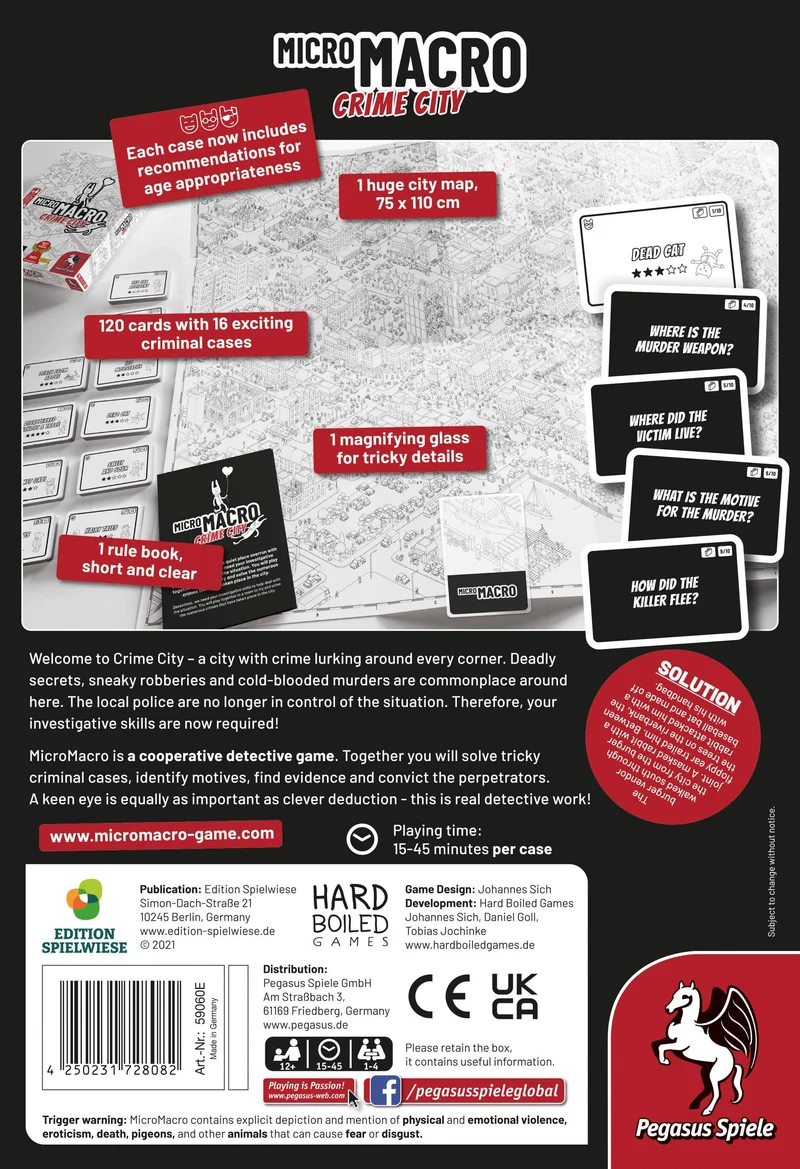Crime City (Edition Spielwiese) - MicroMacro, englisch