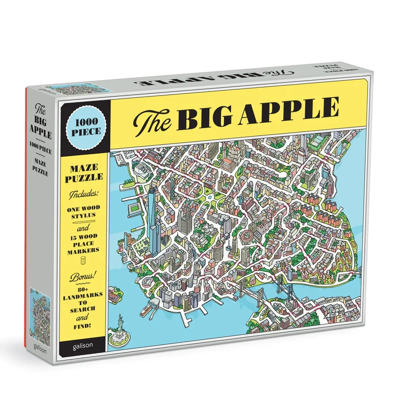 PFG The Big Apple Maze Puzzle (Usage/Used - PUZZLES FOR GOOD)