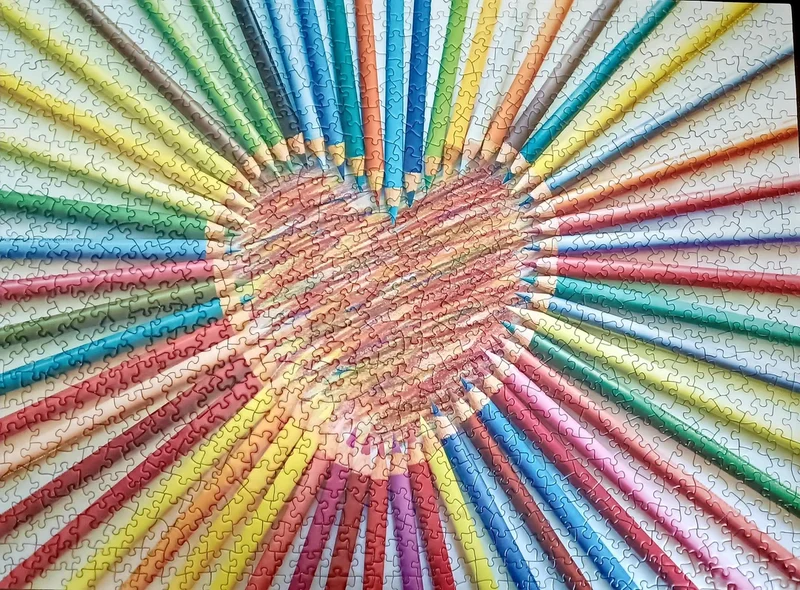 PFG Colorize - Color of Love (Usage/Used - PUZZLES FOR GOOD) (1000PCS)