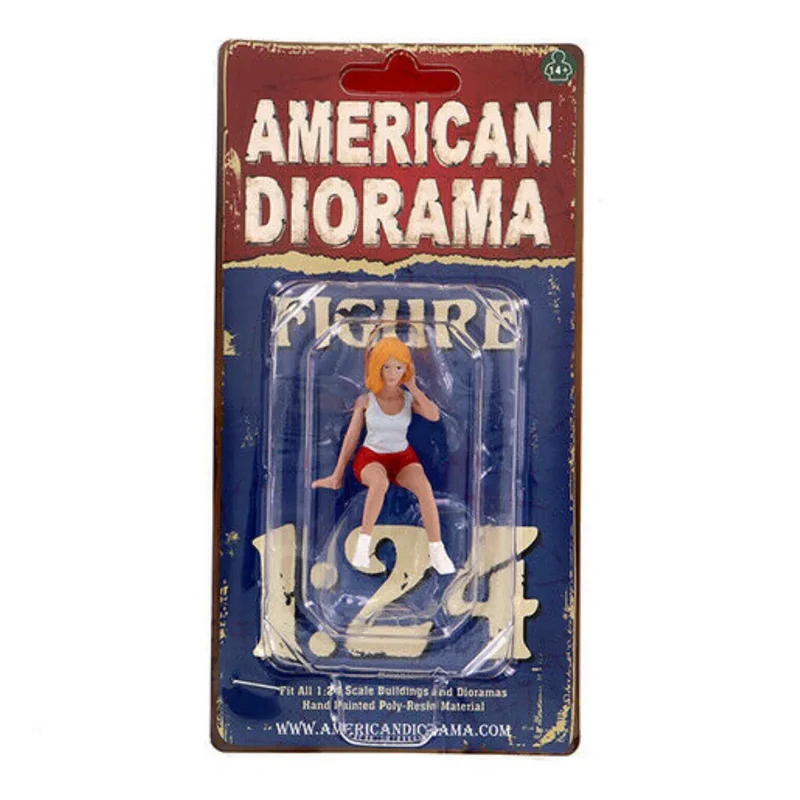 American Diorama - Girl Car Meet 2 - Figure V 1:24