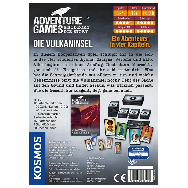 Kosmos - Adventure Games - Die Vulkaninsel