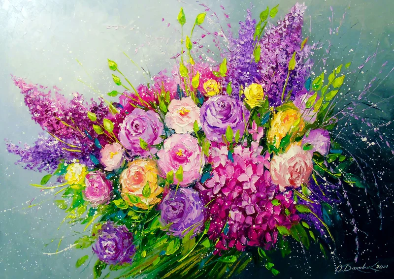 Enjoy- A Bouquet of Roses for Her (1000pcs)