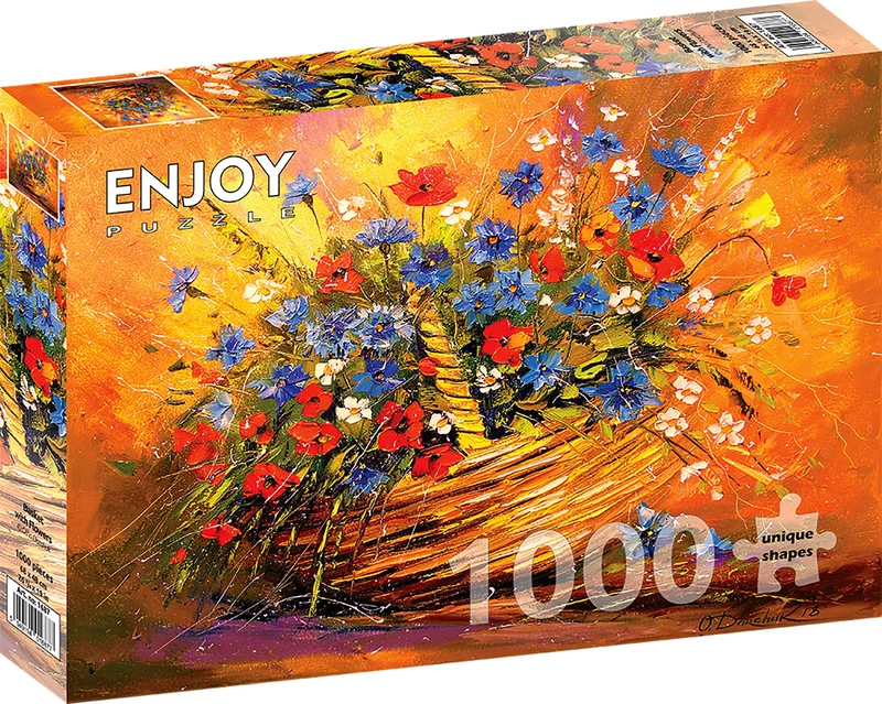 Enjoy- Basket with Flowers (1000pcs)