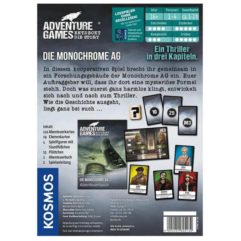Kosmos - Adventure Games - Die Monochrome AG