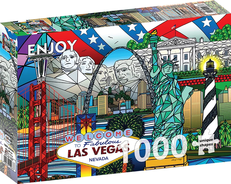 Enjoy- American Landmarks Collage (1000pcs)