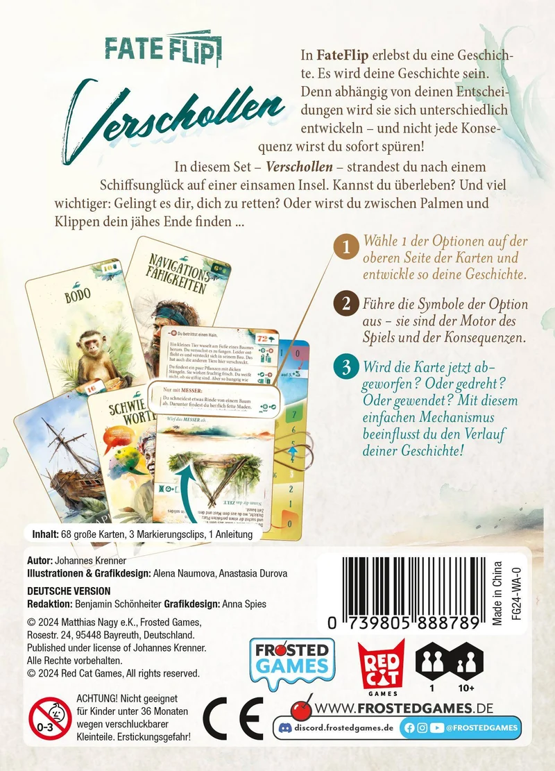 Fate Flip: Verschollen, deutsch