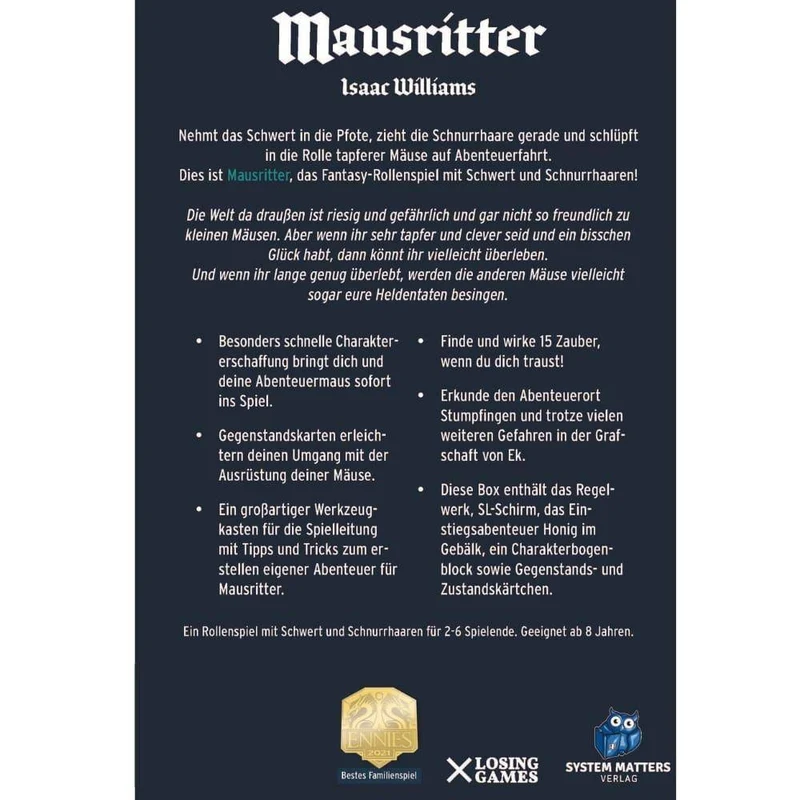 Mausritter, deutsch