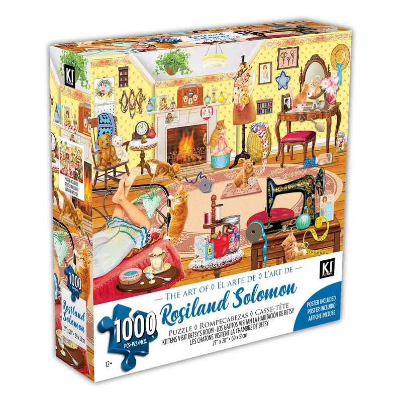 Kittens Visit Betsy's Room, Rosiland Solomon (1000pcs)