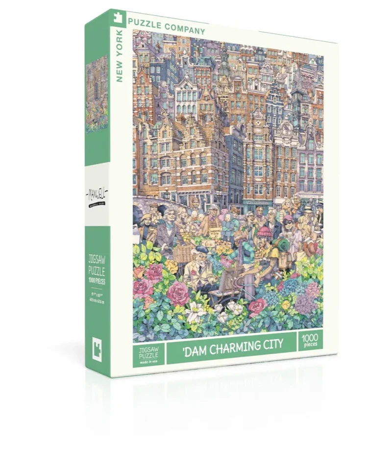 PFG Dam Charming City, Max Tilse (1000pcs) (Usage/Used - PUZZLES FOR GOOD)