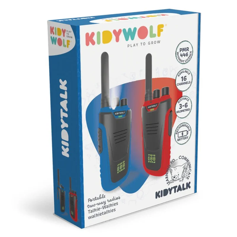Walkie-Talkie-Set – blau-rot