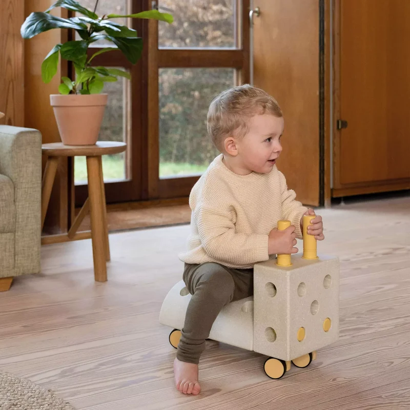 Kreative Bausteine zur Förderung der Grobmotorik Curiosity Set – sandgrau 10 in 1