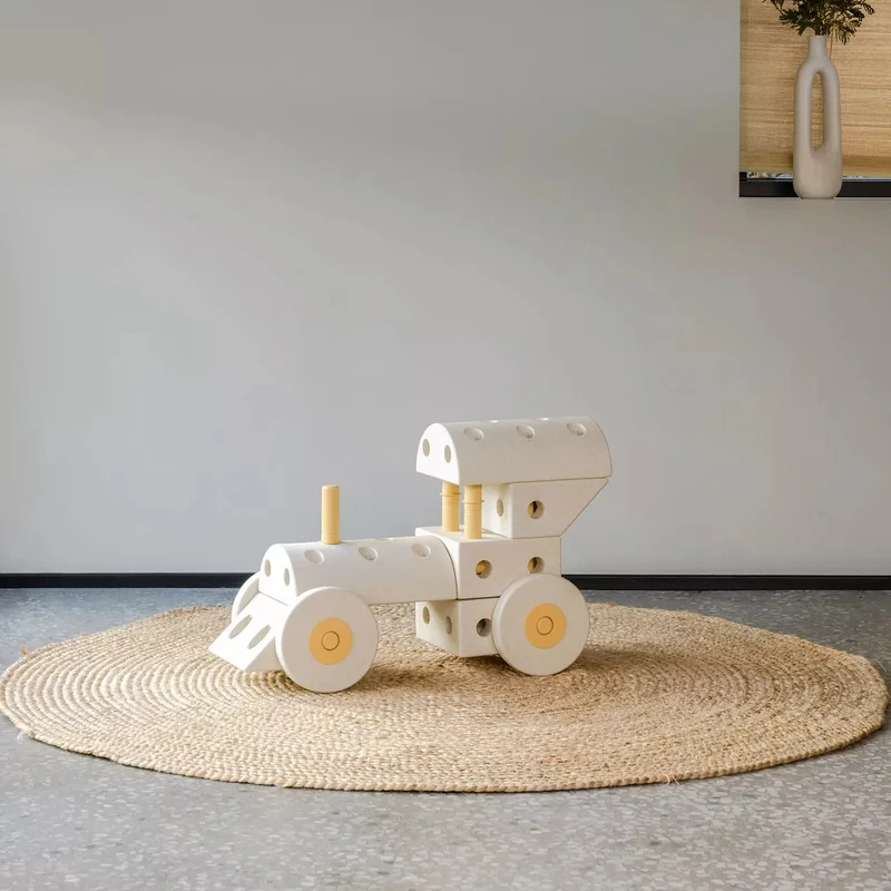 Kreative Bausteine zur Förderung der Grobmotorik Dreamer Set – sandgrau 25 in 1