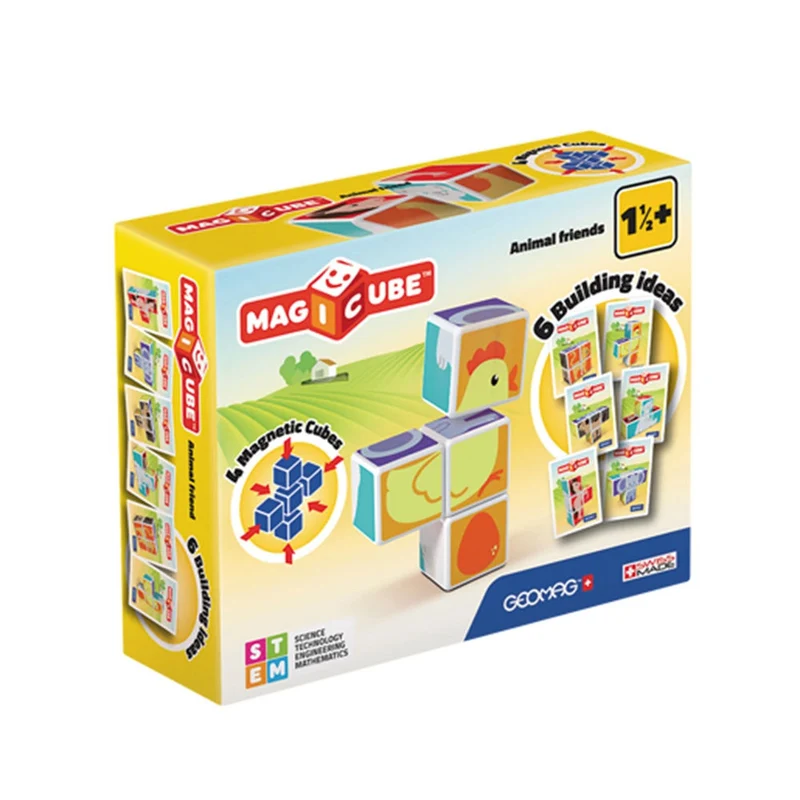 Geomag Magicube Animal Friends