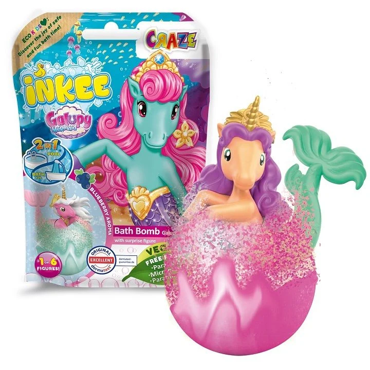 Craze Inkee Überschungsbadekugeln Galupy Mermaid