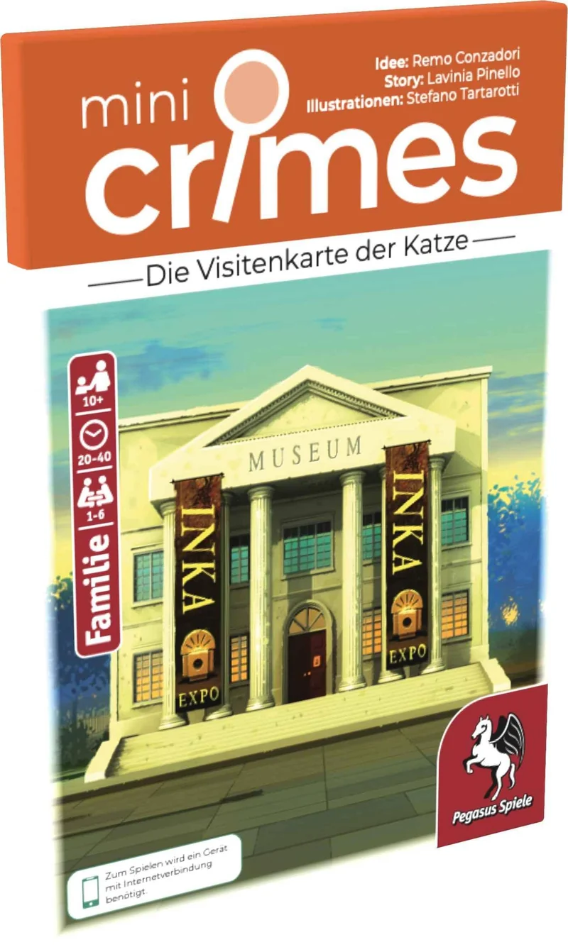 Die Visitenkarte der Katze - mini Crimes, deutsch