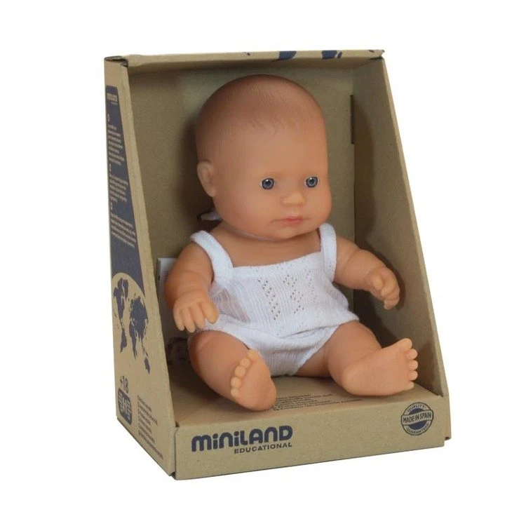 Puppe Mädchen - Europäerin 21 cm