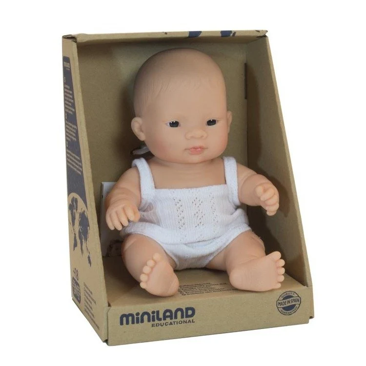 Puppe Mädchen - Asiatin 21 cm